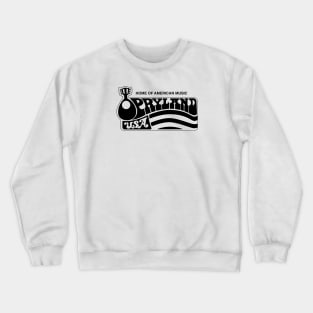 Opryland USA | All Black | Opryland USA | Nashville Tennessee Crewneck Sweatshirt